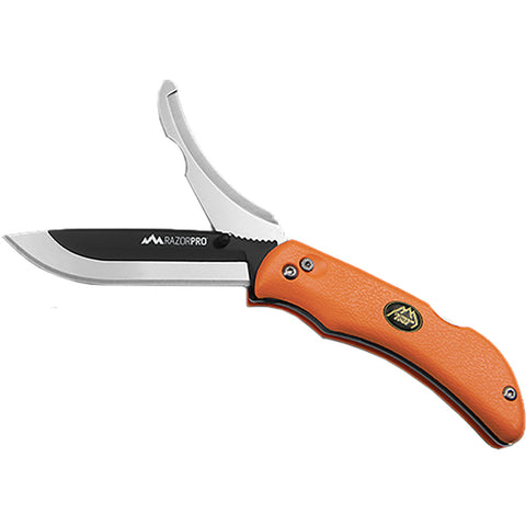 Image of Outdoor Edge Razor Pro Knife Orange 6 Blades Clamshell