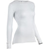 Indera Womens Traditional Long Sleeve Thermal Top White X-large