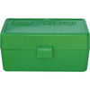 Mtm Case-gard Rifle Ammo Box Rs-s-50 Green 50 Rd.