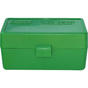 Mtm Case-gard Rifle Ammo Box Rs-s-50 Green 50 Rd.