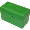 Mtm Case-gard Rifle Ammo Box Rlld-50 Green 50 Rd.