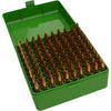 Mtm Case-gard 100 Series Ammo Box Medium Rifle Green 100 Rd.