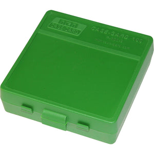 Mtm Handgun Ammo Box 9mm And .380 Acp Green 100 Rd.