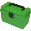 Mtm Deluxe Handled Rifle Ammo Case Mag Belted Green 50 Rd.