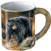 Wild Wings Sculpted Mug Autumn Streamside Bear