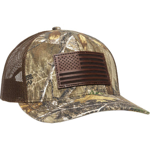 Outdoor Cap American Flag Camo Cap Realtree Edge