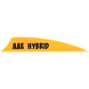 Aae Hybrid 2.0 Shield Cut Vanes Fire Orange 50 Pk.