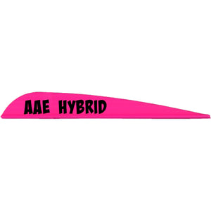 Aae Hybrid 40 Vanes Hot Pink 50 Pk.