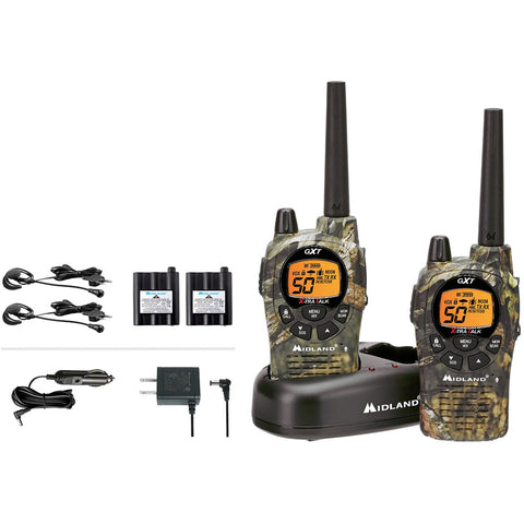 Image of Midland Gxt1050vp4 Two-way Grms Radio Mossy Oak 2 Pk.