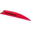 Flex Fletch Silent Knight Vanes Flo Red 3 In. 36 Pk.