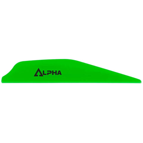 Image of Bohning Alpha Vanes Neon Green 100 Pk.