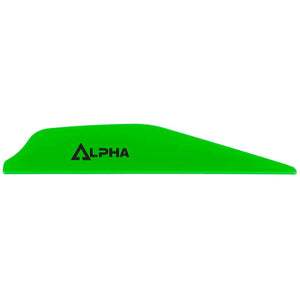 Bohning Alpha Vanes Neon Green 100 Pk.