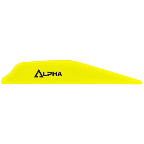 Image of Bohning Alpha Vanes Neon Yellow 100 Pk.