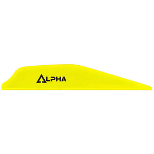 Bohning Alpha Vanes Neon Yellow 100 Pk.