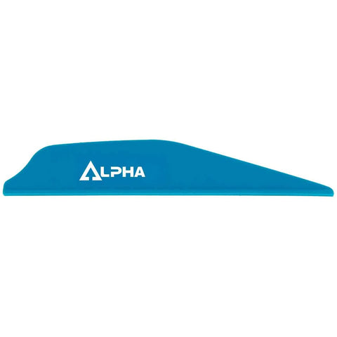 Image of Bohning Alpha Vanes Satin Blue 100 Pk.