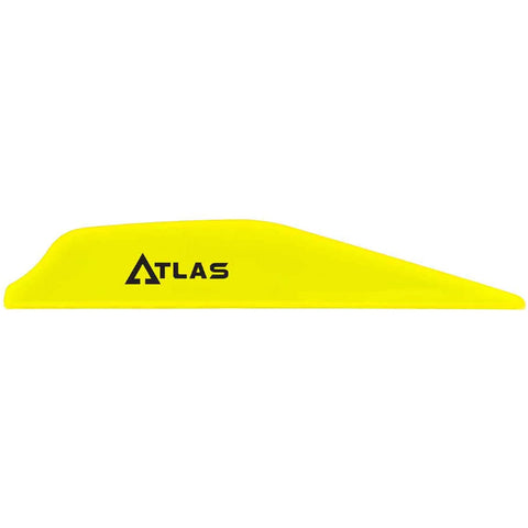 Image of Bohning Atlas Vanes Neon Yellow 100 Pk.