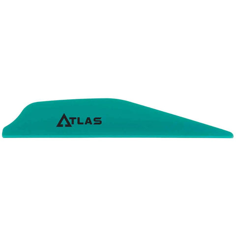 Image of Bohning Atlas Vanes Teal 100 Pk.