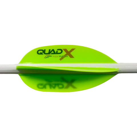 Image of Flex Fletch Quad X Vanes Cosmic Green 50 Pk.