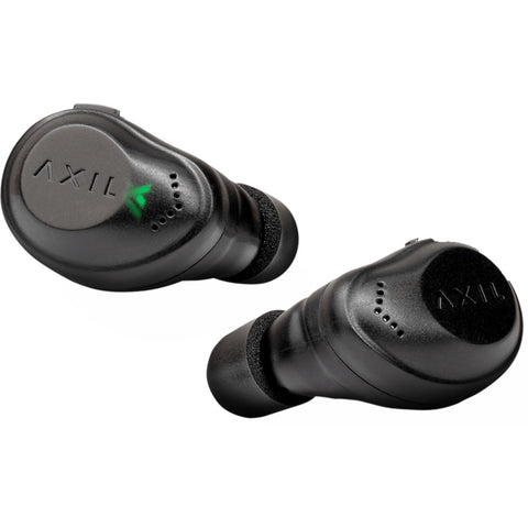 Image of Axil Xcor Wireless Tactical Earbuds W/ Touch Controls & Bluetooth Black