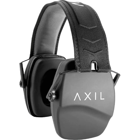 Image of Axil Trackr Passive Tactical Headmuffs Grey/black