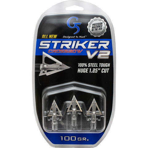 Image of G5 Striker V2 Crossbow Broadheads 100 Gr. 3 Pk.