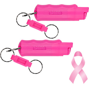 Sabre Key Case Pepper Spray Combo Pack Pink 2 Pk.