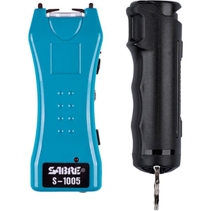 Sabre Pepper Spray And Stun Gun Defense Kit Teal