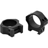 Warne Maxima Horizontal Pa Scope Rings Matte Black 30mm Low