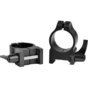 Warne Maxima Vertical Quick Detach Scope Rings Matte Black 1 In. Medium