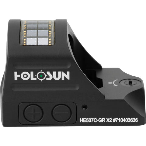 Image of Holosun Hs507c-gr-x2 Reflex Sight Green Dot 2moa And 32moa Circle