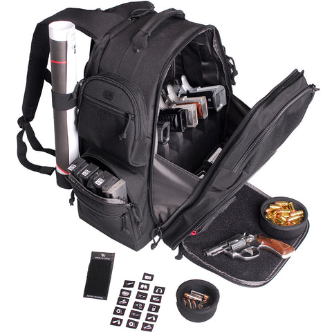 Image of Gps Executive Backpack With Cradle Black 5 Handgun