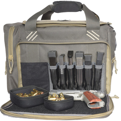 Image of Gps L/m Range Bag With Foam Cradle Black 4 Handgun And 2 Ammo Dumps