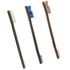 Otis All Purpose Brushes Nylon/blue Nylon/bronze 3 Pk.