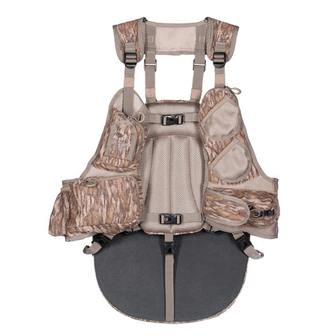 Image of Knight And Hale Run N Gun 200 Turkey Vest Mossy Oak Original Bottomland