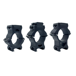 Versaring Universal Scope Rings Black 30mm Horizontal