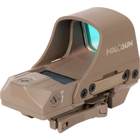 Image of Holosun Elite Reflex Sight Fde Green Solar Failsafe