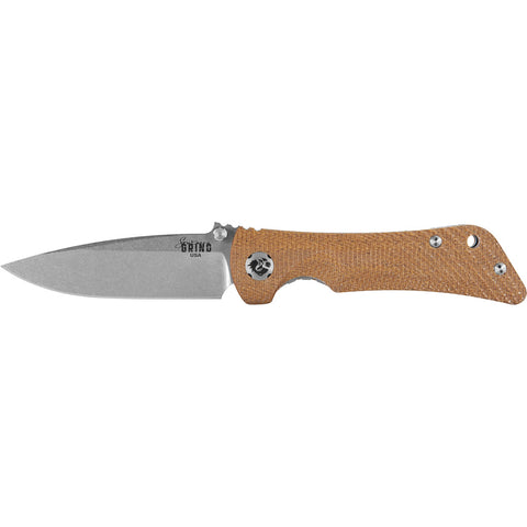 Image of Southern Grind Spider Monkey Folding Knife 3.25 In. Drop Point Stain W/micarta Handle