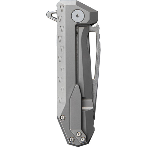 Image of Southern Grind Penguin Folding Knife 3.5 In. Drop Point Satin W/ Titanium