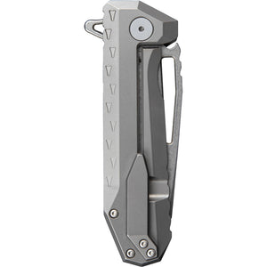 Southern Grind Penguin Folding Knife 3.5 In. Drop Point Satin W/ Titanium