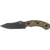 Southern Grind Jackal Fixed Blade Knife 4.75 In. Black Pvd W/ Od Green Handle