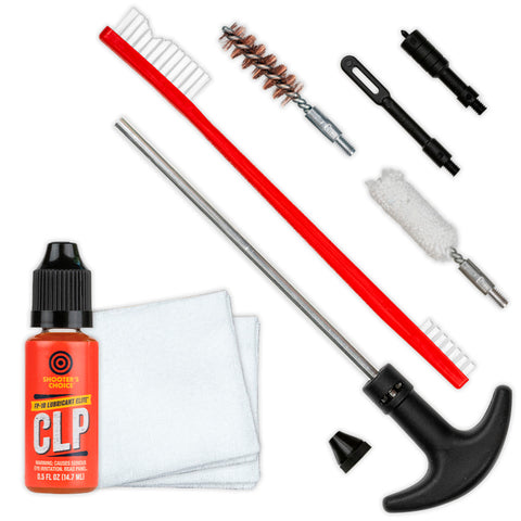 Image of Shooters Choice Pistol Gun Rod Cleaning Kit Aluminum 9mm