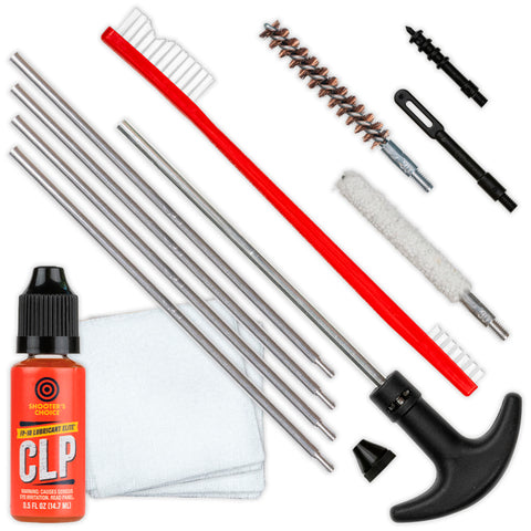 Image of Shooters Choice Rifle Gun Rod Cleaning Kit Aluminum .30 Cal.