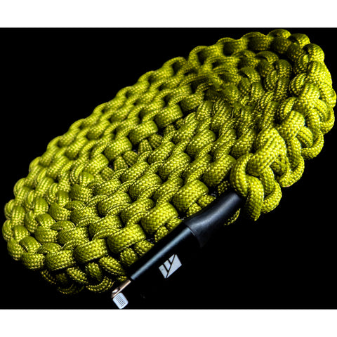 Image of Dark Energy Lightning To C Paracord Cable  Green