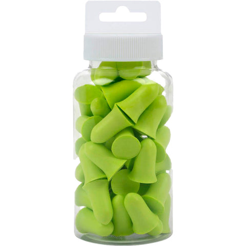 Image of Ultrx Tapered Foam Plugs Lime 25 Pr. Jar