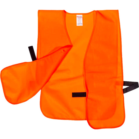 Image of Allen Stocking Cap And Vest Combo Blaze Orange Fits M-xl