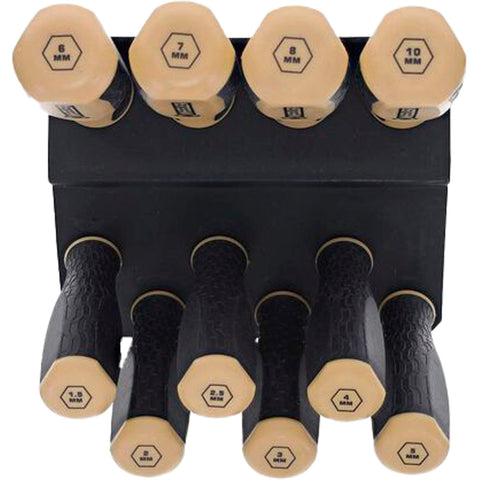 Image of Wheeler Benchtop Screwdriver Set Metric Hex 10 Pc.