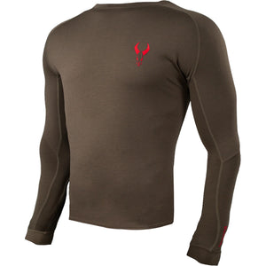 Badlands Pecora Lightweight Merino Crew Mud X-large