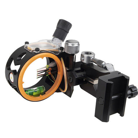 Image of Dead Ringer Tackdriver Black Series Bow Sight Picatinny 5 Pin .010