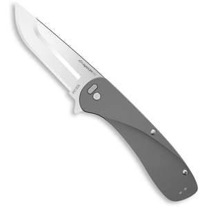 Outdoor Edge Razor Vx1 Edc Knife Aluminum Gray 3 In.