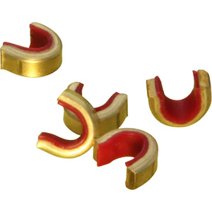 Saunders Brass Nok Set Red 16-18 Strand 100 Pk.